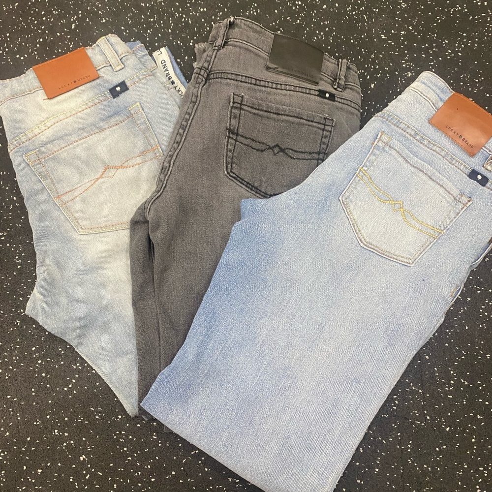 Lot of 3 Lucky Brand Denim Jeans Size 14